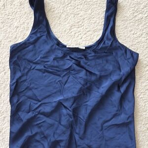 Abercrombie & Fitch Deep Blue Scoop Neck Tank
